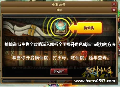 神仙道12生肖全攻略深入解析全面提升角色成长与战力的方法